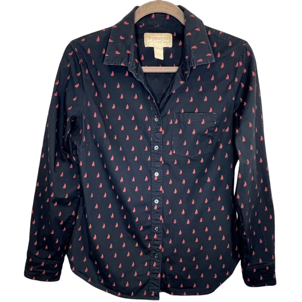 Banana Republic soft wash button down long sleeve shirt Small *
